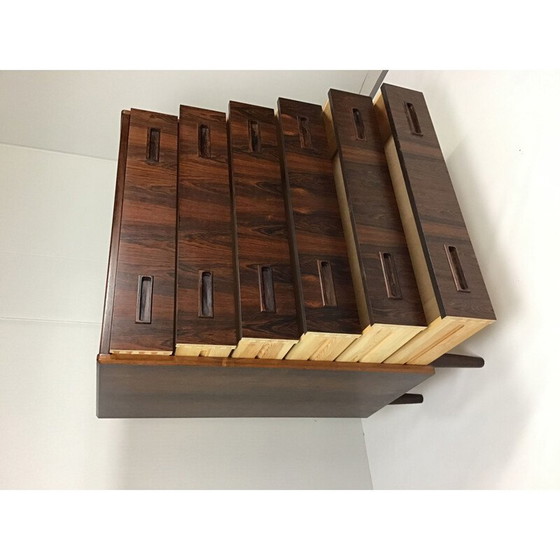 Image 1 of Vintage palissander ladekast van P. Westergaard Møbelfabrik, Denemarken 1960