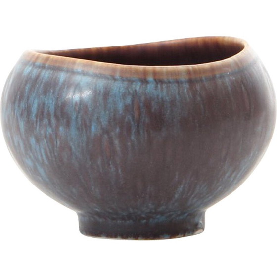 Image 1 of Scandinavische vintage keramische kom model AUX van Gunnar Nylund voor Rorstrand, 1960