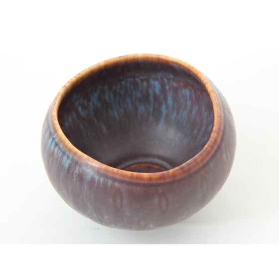Image 1 of Scandinavische vintage keramische kom model AUX van Gunnar Nylund voor Rorstrand, 1960