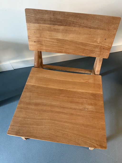 Chair Oak Lounge Stoel