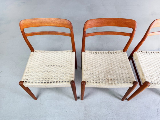 Image 1 of Set van 5 stoelen Mid Century Gustav Bahus Alf Aarseth