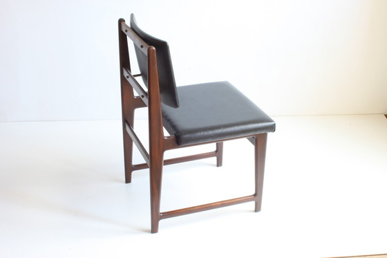 Image 1 of Palissander eetkamerstoelen, set van 2, België 1960S