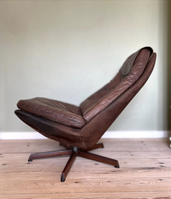 Image 1 of Vintage Deense verstelbare fauteuil van Madsen & Schübel, 1970S