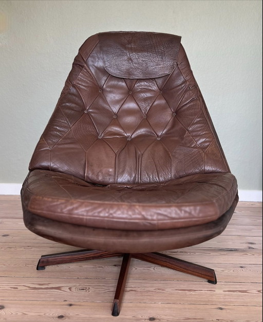 Vintage Deense verstelbare fauteuil van Madsen & Schübel, 1970S