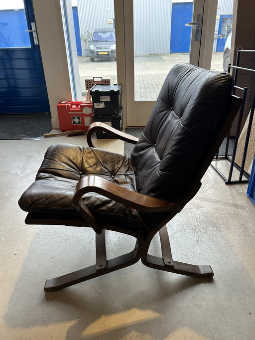 Vintage Leren Design Fauteuil