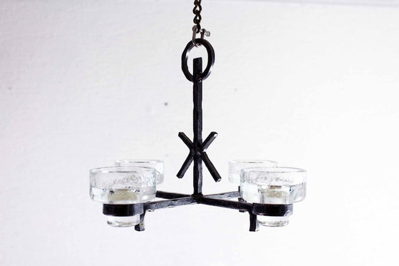 Image 1 of Erik Höglund Art Deco kroonluchter