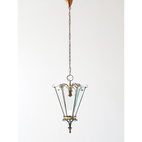 Image 1 of Hanglamp "lantaarn" van Pietro Chiesa - 1950