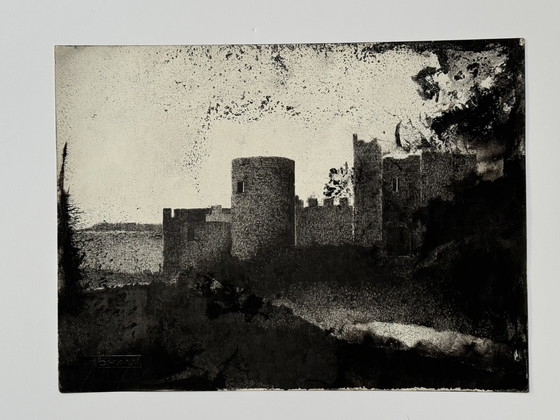 Image 1 of Manorbier (Groot-Brittannië) Inkt - Eugène Eechaut (1928-2019)