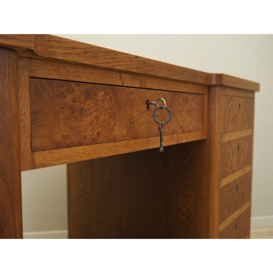 Image 1 of Vintage eikenhouten bureau, Denemarken 1960