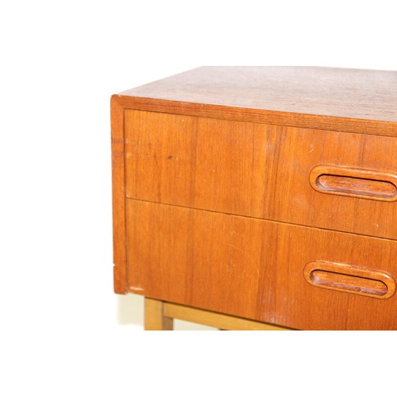 Image 1 of Vintage ladekast van teak en beuken, Zweden 1960