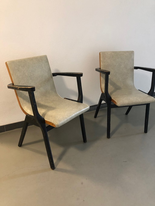 2x Stako eetkamerstoelen