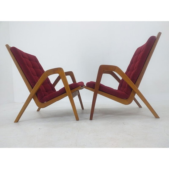Image 1 of Paar vintage Art Deco Fauteuils van Jan Vanek 1930