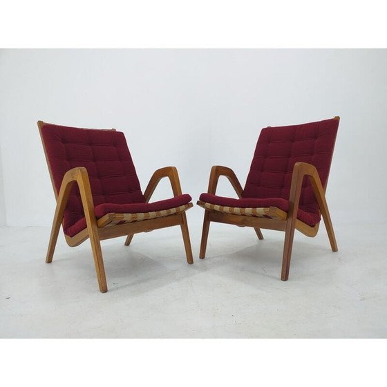 Image 1 of Paar vintage Art Deco Fauteuils van Jan Vanek 1930