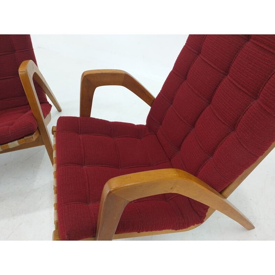 Image 1 of Paar vintage Art Deco Fauteuils van Jan Vanek 1930