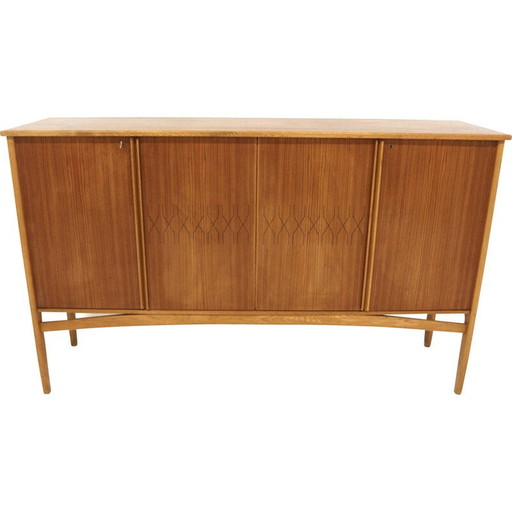 Vintage teakhouten "Borgia" lade van Svante Skogh voor Seffle Möbelfabrik, Zweden 1960