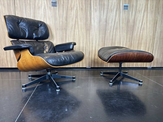 Image 1 of Eames Lounge Chair Vitra Palissander