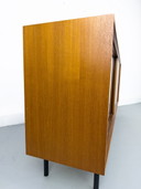 Vintage teakhouten Dressoirs met schuifdeuren, 1971