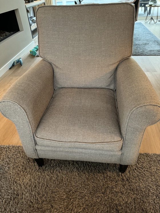 Image 1 of Hoge Kwaliteit Fauteuil Taupe Chopard Oisterwijk