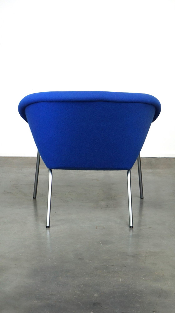 Image 1 of Vintage blauwe Walter Knoll Duits design lounge fauteuil model 369