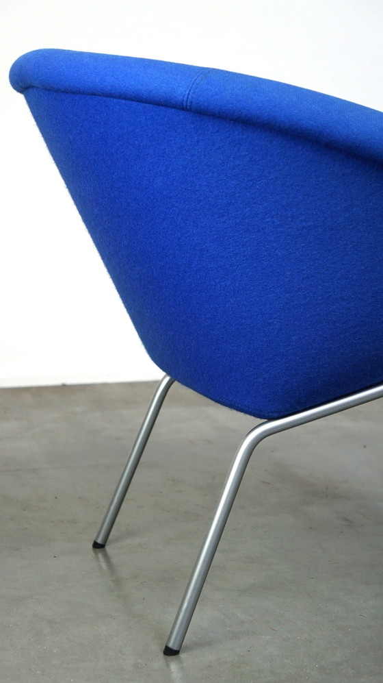 Image 1 of Vintage blauwe Walter Knoll Duits design lounge fauteuil model 369