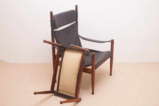 Image 1 of Fauteuil en Ottoman van Erik Worts voor Niels Eilersen