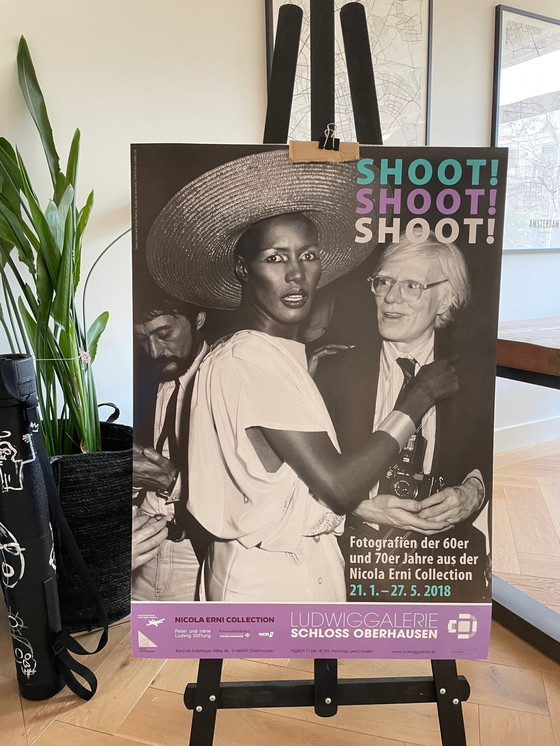 Image 1 of Ron Galella (1931-2022), Shoot, Grace Jones And Andy Warhol, Studio 54, New York, 1978, Copyright Ron Gallela, Ltd, Ludwiggaleri