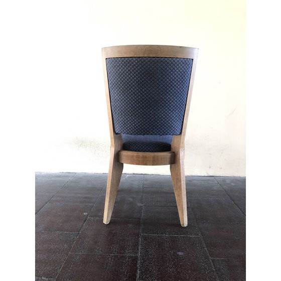 Image 1 of Set van 6 vintage eiken stoelen van Guillerme en Chambron, 1960