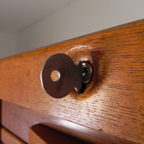 Image 1 of Eiken Rolluikkast Met 2 Luiken, 181 cm Hoog