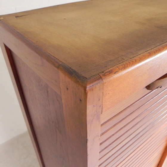 Image 1 of Eiken Rolluikkast Met 2 Luiken, 181 cm Hoog