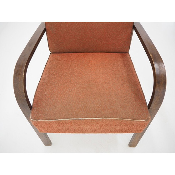 Image 1 of Vintage Fauteuil Art Deco Tsjecho-Slowakije jaren 1930