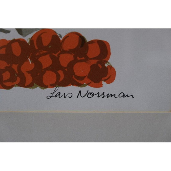 Image 1 of Vintage moderne litho van Lars Norrman, Zweden 1970