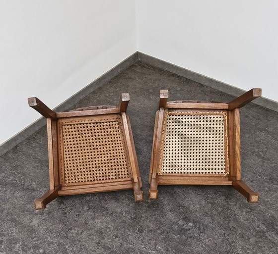 Image 1 of 2X Webbing Stoel Amsterdamse School