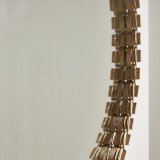 Image 1 of Mk10063 Ronde spiegel met houten lijst