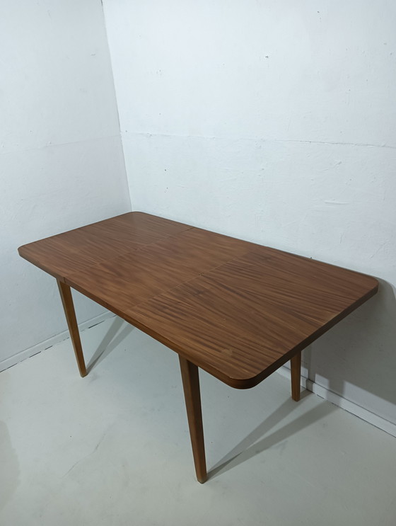 Image 1 of Uitschuifbare vintage tafel, VEB Tischfabrik 