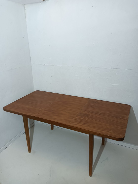 Image 1 of Uitschuifbare vintage tafel, VEB Tischfabrik 