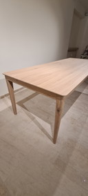 Moderne designtafel eiken