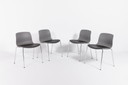 Set van 4 Deense designstoelen van HAY Over een stoel