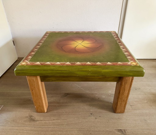 Salontafel Met Kunstwerk Bovenblad