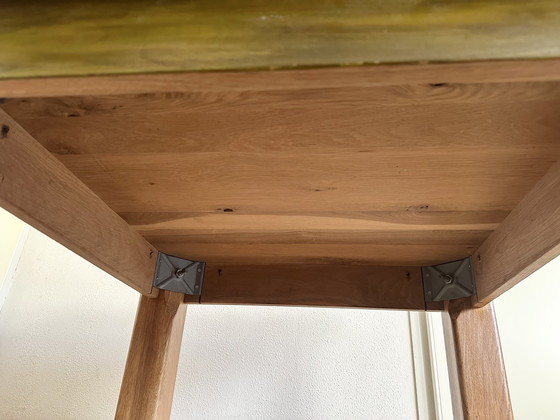 Image 1 of Salontafel Met Kunstwerk Bovenblad