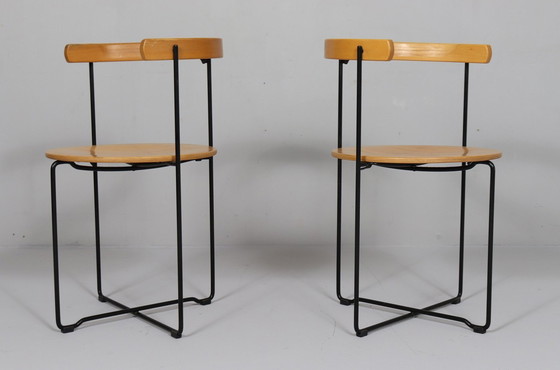 Image 1 of Set van 3 eetkamerstoelen/-stoelen van Kusch+Co, ontwerp: Valdimar Harðarson, model: 'Soley', jaren 1980, Duitsland