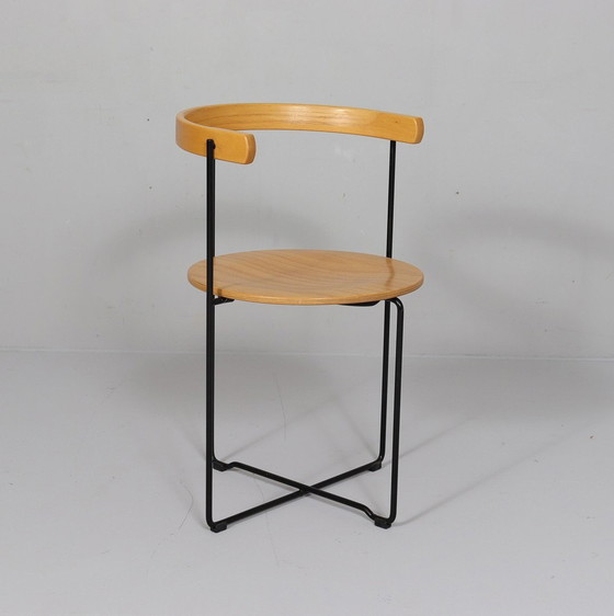 Image 1 of Set van 3 eetkamerstoelen/-stoelen van Kusch+Co, ontwerp: Valdimar Harðarson, model: 'Soley', jaren 1980, Duitsland