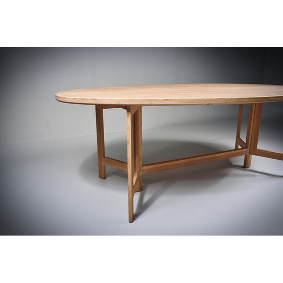 Image 1 of Vintage gekalkt grenen tafel door Olle Pira, Zweden 1960