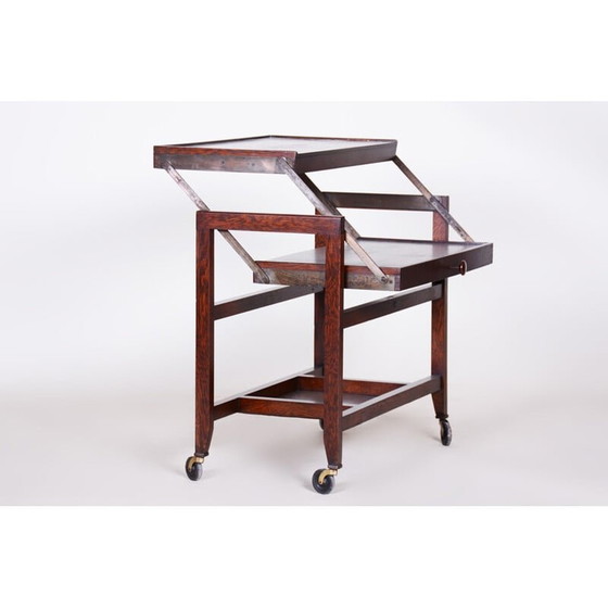 Image 1 of Vintage eiken drankenkar, 1930