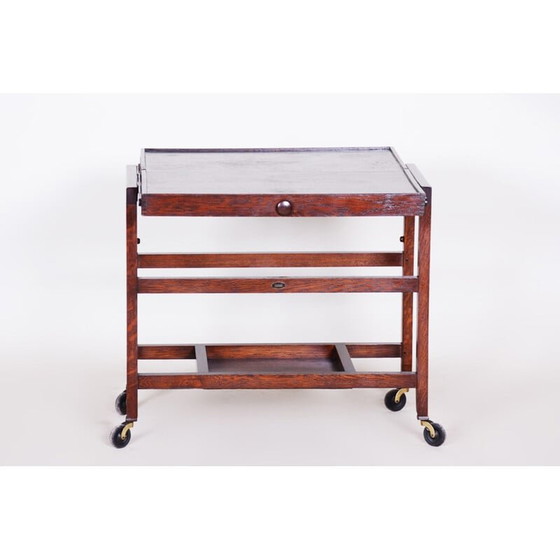 Image 1 of Vintage eiken drankenkar, 1930