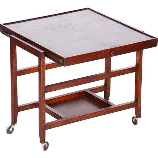 Vintage eiken drankenkar, 1930