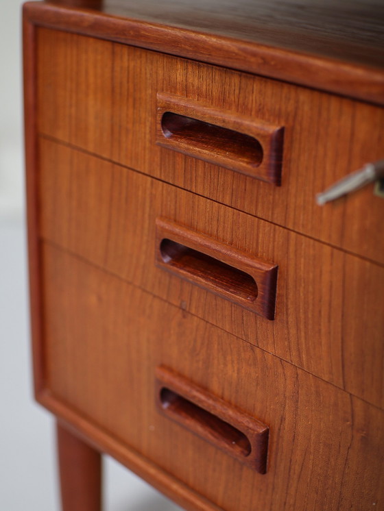 Image 1 of Vrijstaand Bureau Deens Jaren '60 Teak 'Lady Desk'