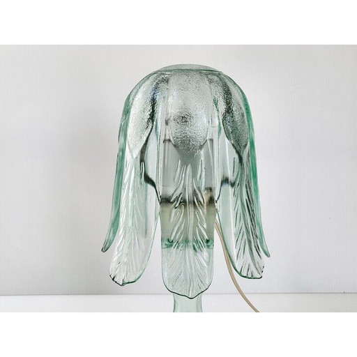 Vintage glazen lamp, 1950