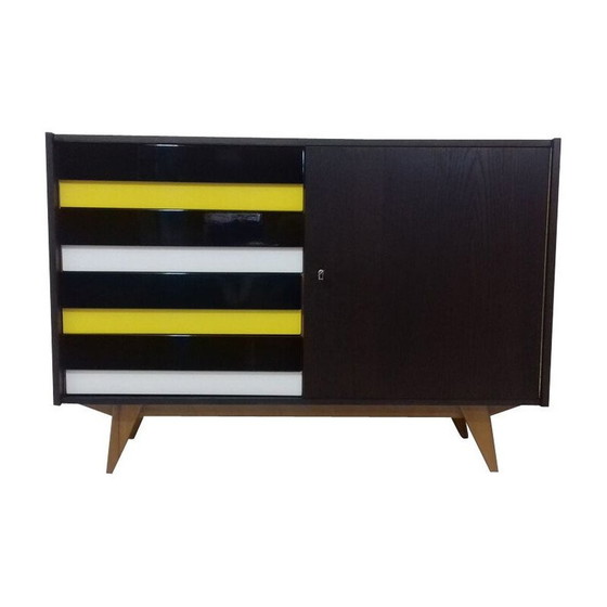 Image 1 of Vintage ladekast voor Interier Praha in eiken en kunststof 1960