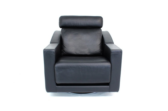 Image 1 of Als nieuw! Rolf Benz 350 Loungestoel / Fauteuil met Premium Leer, Orig. Prijs 2900,- Euro