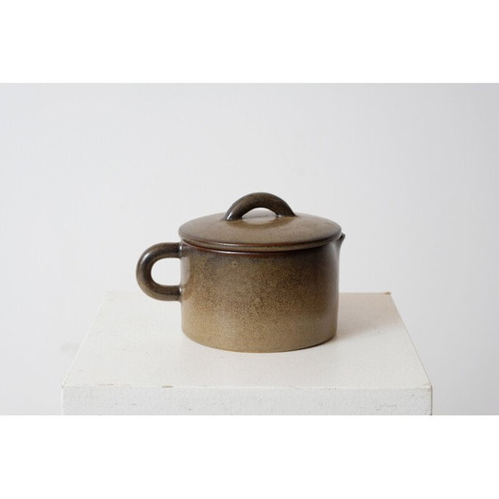 Image 1 of Vintage geglazuurde keramische pot door Michel en Denise Pointu, 1960